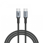 Verbatim 31845 Sync and Charge Kabelis USB-C į USB-C 60W 480Mbps 120cm, Pilka/Juoda