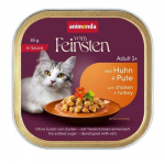 ANIMONDA Vom Feinsten Adult in Sauce Chicken and turkey - &scaron;lapias kačių maistas - 85g