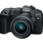 Canon | EOS R8 Body + RF 24-50mm F4.5-6.3 IS STM (AIP) | Megapixel 24.2 MP | Image stabilizer | ISO sensitivity (max) 102400 | Display diagonal 3 " | Wi-Fi | Video recording | Automatic, manual | CMOS