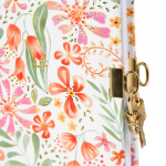 Užra&scaron;ų knygutė GOLDBUCH 44631 Pianta rossa su spynele| 17x17| 96 psl|balti lapai