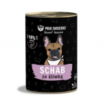 PAKA ZWIERZAKA Seventh Heaven Pork with plum - drėgnas ėdalas &scaron;unims - 400g