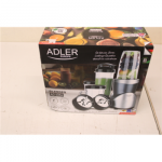 SALE OUT. Adler Blender Smoothie Set | AD 4084 | Tabletop | 1200 W | Jar material BPA-Free | Jar capacity 0.3+0.5+0.5+0.7 L | Ice crushing | Stainless Steel | DAMAGED PACKAGING, SCRATCHED ON THE CUPS