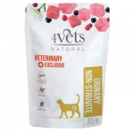 4VETS Natural Urinary Non-struvite - &scaron;lapias kačių maistas - 85g