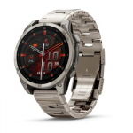 Garmin Fenix 8 3,56 cm (1.4") AMOLED 47 mm Skaitmeninis 454 x 454 pikseliai Lietimui jautrus ekranas Titanas &bdquo;Wi-Fi&ldquo; GPS (palydovinis)