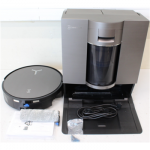 SALE OUT. Ecovacs DEEBOT X11 OMNICYCLONE EU Vacuum and mop, Wet and Dry,with new bagless All-in-One OmniCyclone station, Black (with brown shimmer | Ecovacs Robot Vacuum Cleaner with New Bagless All-in-One OmniCyclone Station | DEEBOT X11 OMNICYCLONE ...