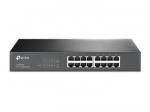 TP-Link TL-SG1016D tinklo komutatorius Ne-valdomas L2 Gigabit Ethernet (10/100/1000) Juoda