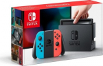 Nintendo Switch Neon raudona/mėlyna - du viename: TV žaidimų ir ne&scaron;iojama konsolė