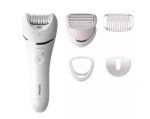 Philips | Epilator | BRE710/00 | Operating time (max) 40 min | Number of power levels N/A | Wet and Dry | White/Pink