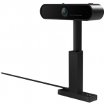 Lenovo ThinkVision MC50 Monitor Webcam Black, 1080p RGB clear video image. Comfortable set up with lift, tilt and swivel function. Built in dual microphones with noise cancellation functionality. Physical camera shutter. Plug and play USB connection. ...