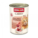 ANIMONDA Carny Adult Chicken, turkey, duck hearts - &scaron;lapias kačių maistas - 400g