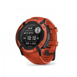 Garmin Instinct 2X Standard Solar I&scaron;manusis laikrodis, 50 mm, liepsnos raudonos spalvos
