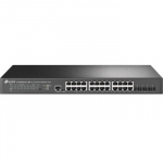 TP-LINK JetStream 24Port 2.5GBASE-T and 4-Port 10GE SFP+ L2+ Managed Switch with 16-Port PoE+ and 8-Port