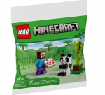 LEGO MINECRAFT 30672 Stivas ir kūdikis Panda