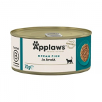 APPLAWS Ocean Fish in Broth - &scaron;lapias kačių maistas - 70g
