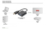 [Atidaryta pakuotė] DIGITUS converter HDMI to VGA HDMI A plug to VGA connector 3.5mm audio jack black