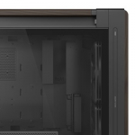 ASUS ProArt PA602 Wood Edition Modern Black - Tempered Glass Panel &bdquo;Midi Tower&ldquo; Juoda, Medis