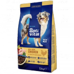 OPTIVITAL With fresh chicken - sausas maistas &scaron;unims - 2,4kg