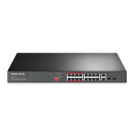 MS118CP 16-Port 10/100M + 2-Port G Rack Sw16PoE