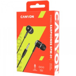 CANYON headphones EPM-01 Mic 1.2m Black