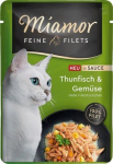 MIAMOR Fine Filets Tuna with vegetables in sauce - &scaron;lapias kačių maistas - 100g