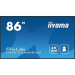 IIYAMA LH8675UHS-B1AG 86inch 3840x2160 UHD IPS panel Haze 25perc 500cd/m2 Landscape and Portrait Signal FailOver Speakers 2x 10W