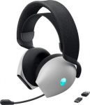 Dell Gaming Headset | Alienware Tri Mode AW725H | Bluetooth | Over-Ear | Microphone | Lunar Light | Noise canceling | Wireless
