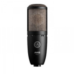 AKG P220 - didelės diafragmos kondensatorinis mikrofonas, juodas