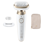 Braun Epilator | Silk-&eacute;pil 9 Flex SES9-011 3D | Operating time (max) 50 min | Number of power levels 2 | Wet and Dry | White/Gold