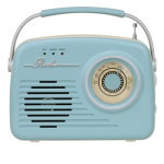 Setty Bluetooth speaker with radio Retro P350 Blue