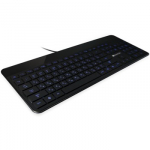 CANYON keyboard HKB-5 EN/RU LED Multimedia Slim Black