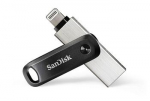 SanDisk iXpand Flash Drive Go 128GB - USB3.0 + Lightning - for iPhone and iPad
