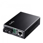 Cudy MC100GSA-20 tinklo medijos keitiklis 1000 Mbit/ai 1310 nm Vienas režimas Juoda