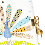 Užra&scaron;ų knygutė GOLDBUCH 44395 Pavo su spynele| 17x17| 96 psl|balti lapai