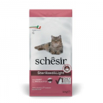 SCHESIR Adult Sterilized and Light with ham - sausas kačių maistas - 10kg