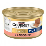 PURINA Gourmet Gold Mousse with salmon - &scaron;lapias kačių maistas - 85g
