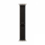 49mm Black/Charcoal Trail&nbsp;Loop&nbsp;-&nbsp;S/M - Natural Titanium Finish