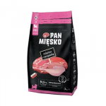 PAN MIĘSKO Veal with quail XS (puppy) - sausas maistas &scaron;unims - 3kg