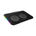 Fury Laptop Cooler Cooling Pad Fury Gunbai G3 Fans, RGB LED Light, 2 USB, 14.1-17.3"