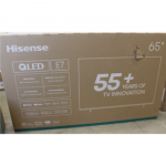 SALE OUT. Hisense 65E7Q 65" (164 cm) UHD QLED Smart TV | SALE OUT. Hisense UHD QLED Smart TV | 65E7Q | 65" | Smart TV | VIDAA OS | UHD | Black | DAMAGED PACKAGING