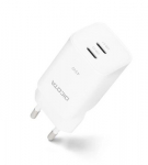 45W GaN Charger, 2x USB-C, White