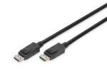 ASSMANN DisplayPort connection cable DP M M 1.0m w interlock Ultra HD 8K Vers. 1.3 1.4 bl