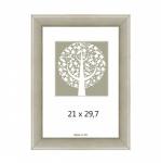 Rėmelis 21x30 med 1201381 GAMA sidabrinis | 25 mm EOL