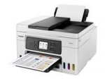 Canon MAXIFY GX4050 spausdinkite daug auk&scaron;tos kokybės verslo dokumentų labai sutaupydami CPP1 ir TCO2 &ndash; naudokite &scaron;į užpildomą ir paprastai naudojamą keturių funkcijų spausdintuvą &bdquo;MegaTank&ldquo; su automatiniu dokumentų tiektuvu, &bdquo;Wi-Fi&ldquo; ir eternetu