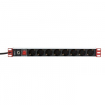 Techly I-CASE STRIP-61UDIT komutacinės spintos priedas Maitinimo lizdų blokas