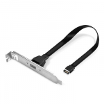 Kompiuterio priedas - LINDY Single Port USB 3.1 Gen 2 Type C Back Plate 10Gbps