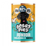 DOBRY PIES Junior Ver&scaron;iena su antiena &ndash; &scaron;lapias pa&scaron;aras &scaron;uniui &ndash; 400g