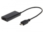 GEMBIRD A-MHL-002 adapter MHL -> HDMI F+MICRO USB BF 5pin smartfon to TV HD+power supply