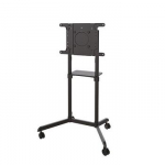 NEOMOUNTS TV/Monitor public Mobile Floorstand 37-70inch max 70kg Height 137cm Tilt Rotate VESA up to 600x400 black
