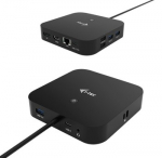 I-TEC USB-C Dual Display MST DS,1xDP,1xHDMI,1xGLAN,3xUSB 3.0,2xUSB 2.0,1xUSB-C-Datei,1xAudio/Mic Jack,1x100W USB-C PD,no Power Suppy