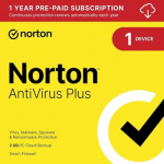 Norton Antivirus Plus antivirusinės programos nauja elektroninė (ESD) licencija 1 metams 1 vartotojui (1 įrenginiui)